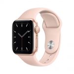 اپل واچ SE آلومینیوم طلایی با بند اسپرت سیلیکون 44mm