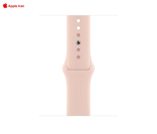 اپل واچ SE آلومینیوم طلایی با بند اسپرت سیلیکون 44mm