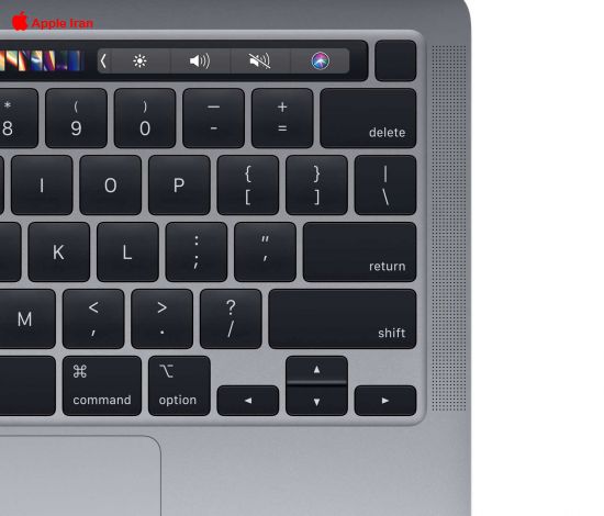 لپ تاپ 13 اینچی اپل مدل MacBook Pro MYD92 2020 همراه با تاچ بار با پردازنده M1 و 512GB SSD